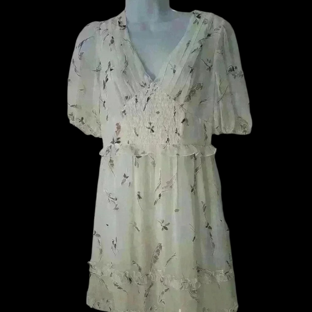 City Vibe Short Sleeve Dress Size 5 Abstract Print